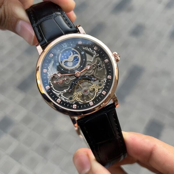 PATEK PHILLIPPE SKELETON AUTOMATIC BLACK