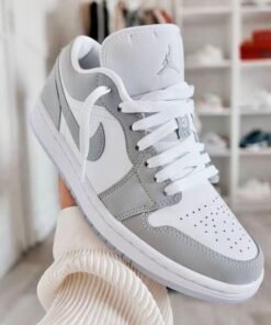 Branded retro 1 Wolf Grey Low