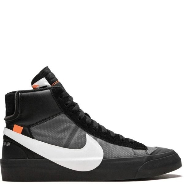 nike blazer mid x off white BLACK