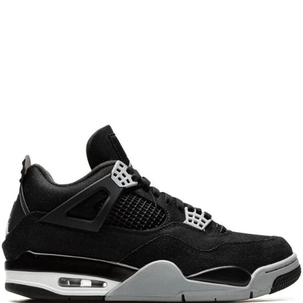 Jordan Retro 4 BLACK CANVAS