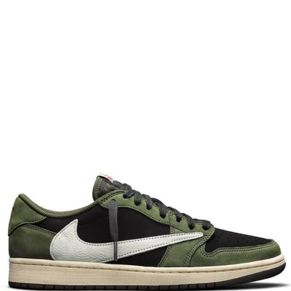 AIR JORDAN 1 LOW TRAVIS SCOTT OLIVE BLACK