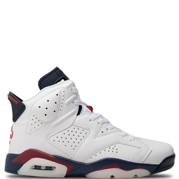 jordan retro 6 WHITE NEVY RED