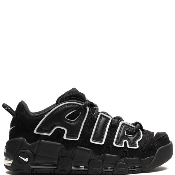 Air More uptempo black white