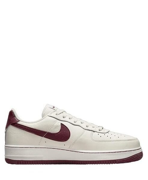 air force 1 07 low white dark red x supreme x the north face