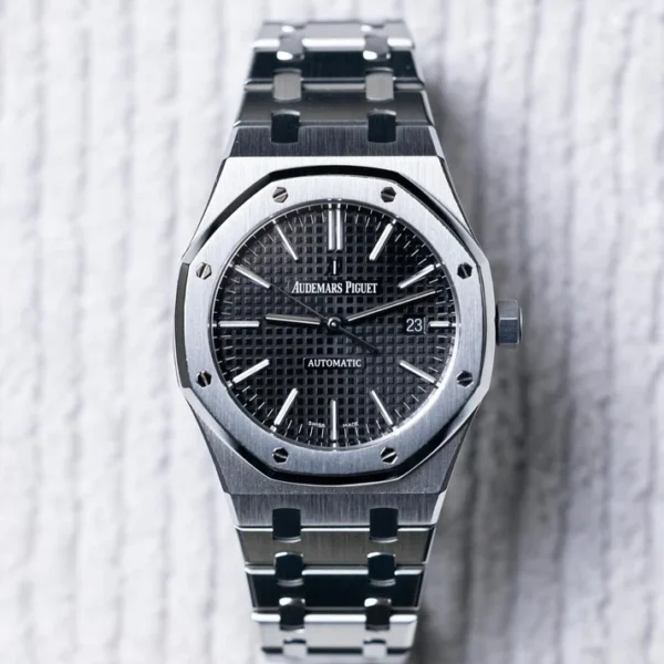 Audemars Piguet AP Royal Oak Silver Black Metal