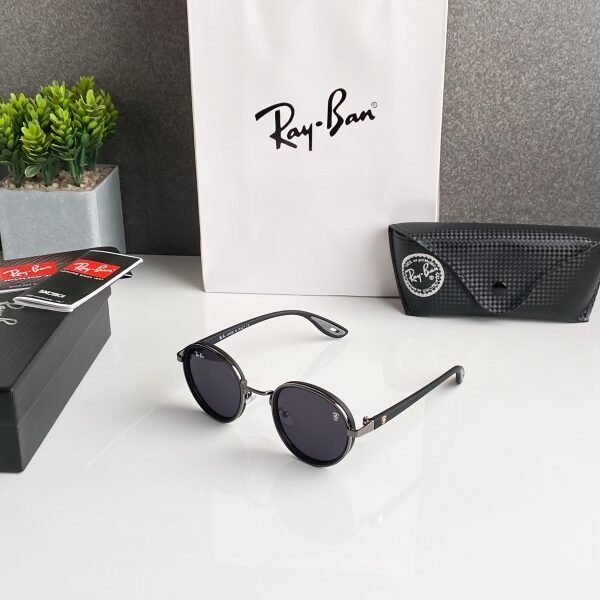 Rayban gun black 3675