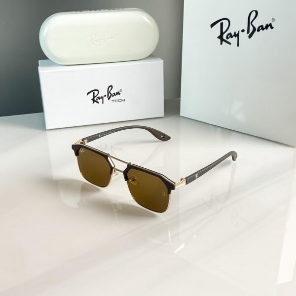 Rayban04 gold brown