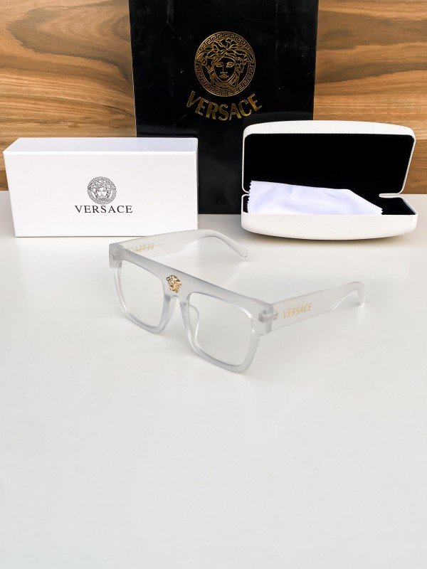 Versace White Frame 62 Sunglasses