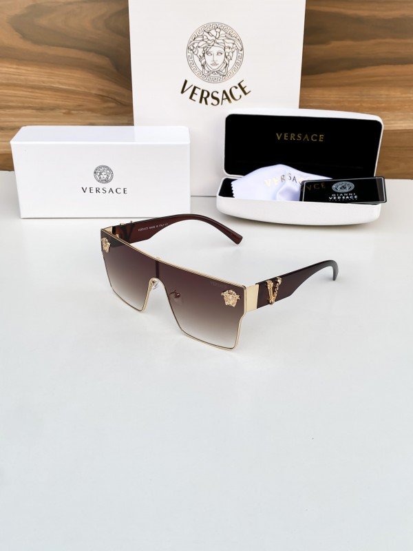Versace Gold Brown 10086 Sunglasses