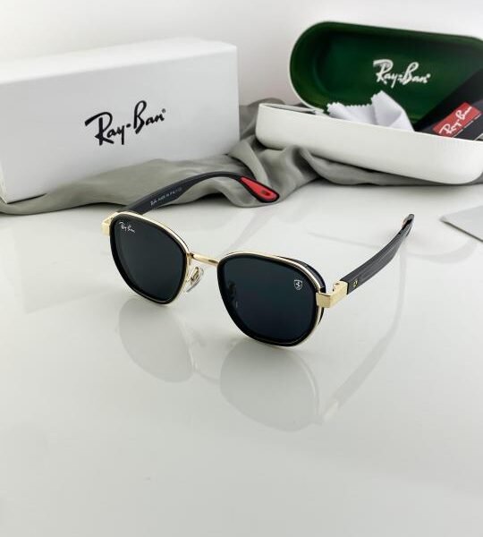 RAYBAN GOLD BLACK 3674