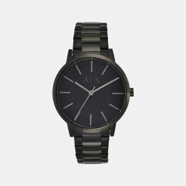 ARMNAI EXCHANGE CAYDE BLACK ANALOG WATCH