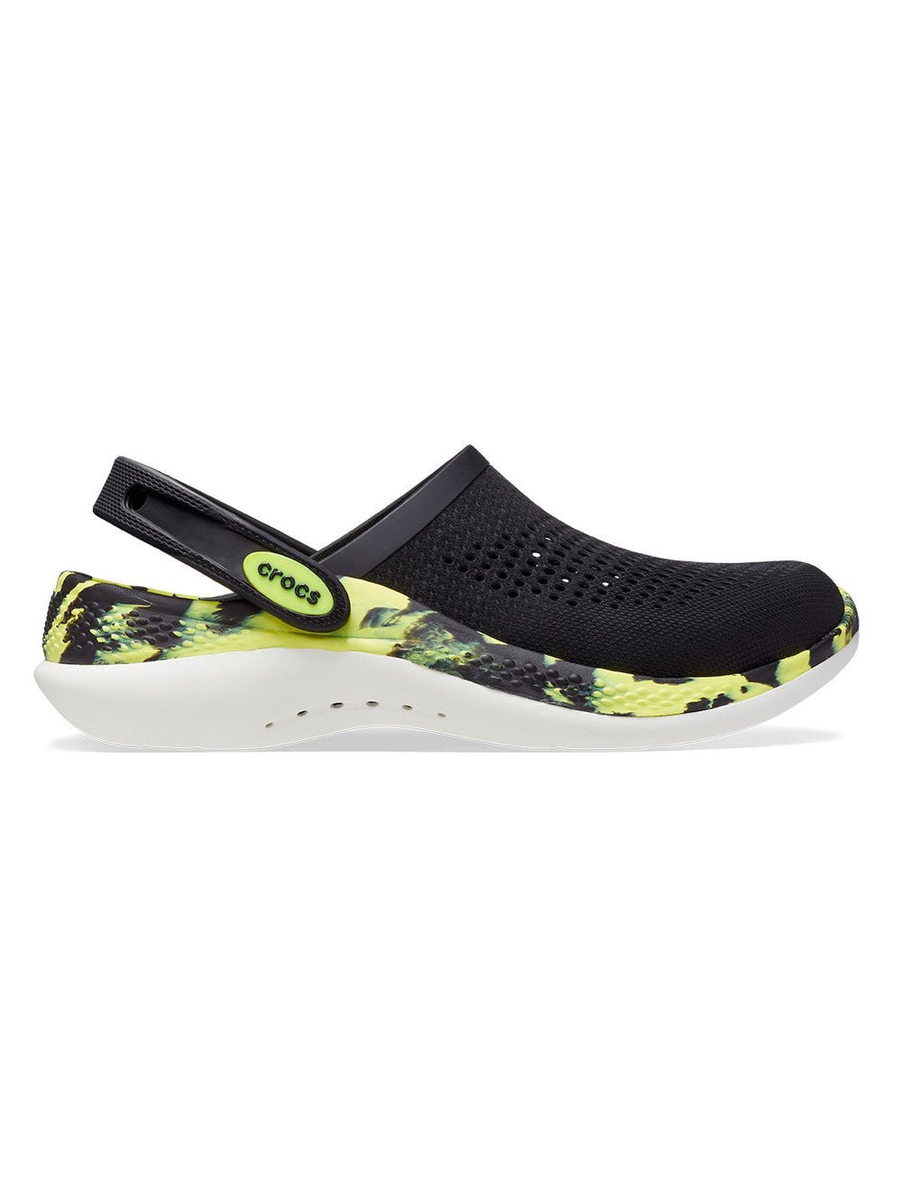 crocs™ LITERIDE™ 360 CLOG MARBLED BLACK YELLOW