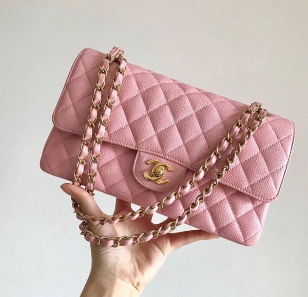 CHANEL FLAP PINK PREMIUM BAG WITH BOX
