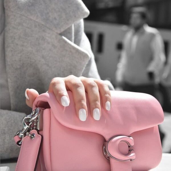 COACH TABBY PILLOW PURPUL PREMIUM BAG WITH BOX (CH-1136)