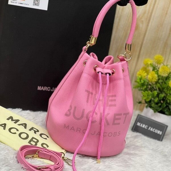 MARC JACOBS BUCKET PINK PRIMUIM BAG WITH BOX (MJ-1144)